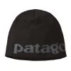 Bonnet Patagonia Beanie Logo Belwe : Black