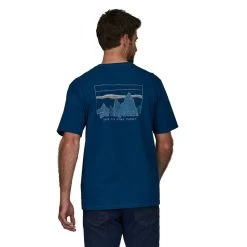 T-Shirt Patagonia Men’s 73 Skyline Organic T-shirt Lagom Blue 9 T-Shirt Patagonia Men’s 73 Skyline Organic T-shirt Lagom Blue -Magasin De Snowboard Professionnel Patagonia Skyline Organic Tee 37534 LMBE 3 1