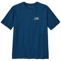 T-Shirt Patagonia Men’s 73 Skyline Organic T-shirt Lagom Blue