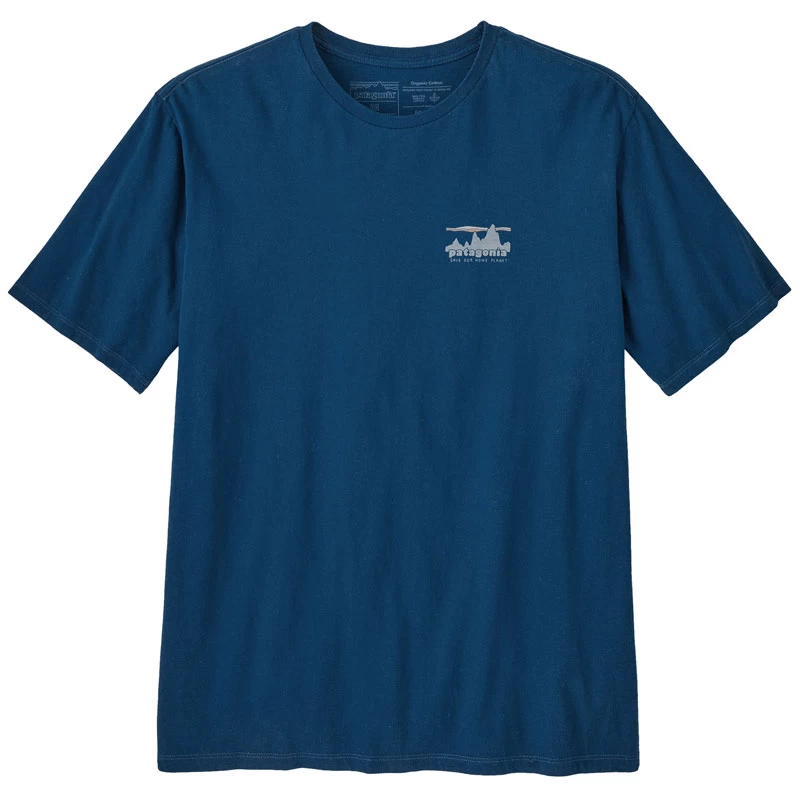 T-Shirt Patagonia Men’s 73 Skyline Organic T-shirt Lagom Blue 3 T-Shirt Patagonia Men’s 73 Skyline Organic T-shirt Lagom Blue