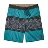 Patagonia Wavefarer Boardshort 19’’ Busy Body Stripes : Mako Blue