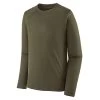 T-shirt Patagonia Men’s Capilene Midweight Crew Basin Green