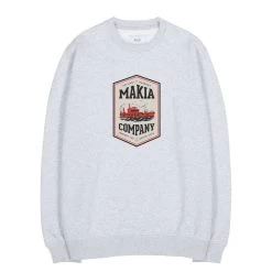Sweat Makia Pilot Light Grey
