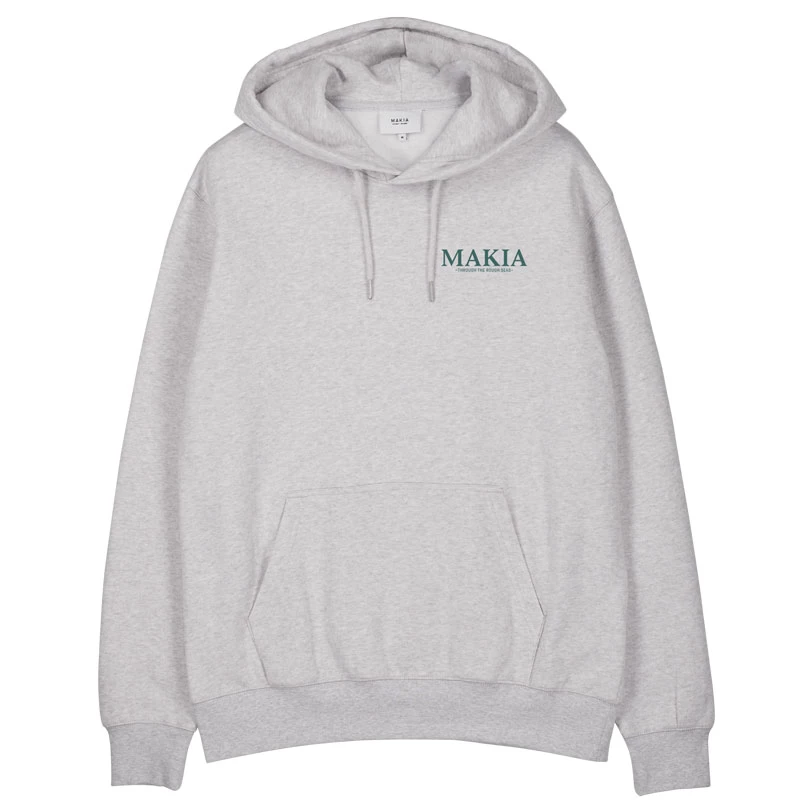 Sweat Makia Porpoise Hooded Light Grey 3 Sweat Makia Porpoise Hooded Light Grey
