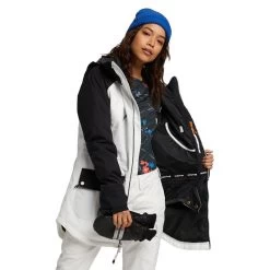 Veste Snow Femme Burton Prowess Women Jacket True Black / Stout White