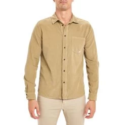 Chemise Homme Pullin Chemise Cord Beige