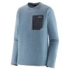 Polaire Patagonia R1 Air Crew Light Plume Grey -Magasin De Snowboard Professionnel R1 Air Crew Patagonia 40235 Ltpg 1