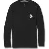 T-Shirt Volcom Rashguard Taunt Black -Magasin De Snowboard Professionnel Rashguard Taunt Black Volcom 2