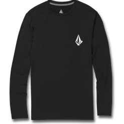 T-Shirt Volcom Rashguard Taunt Black