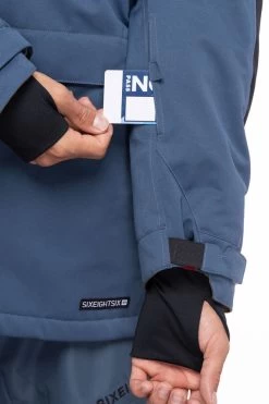 Veste Snow 686 Renewal Insulated Orion Blue Colorblock -Magasin De Snowboard Professionnel Renewal Insulated Anorak Orion Blue Colorblock 686 5 1