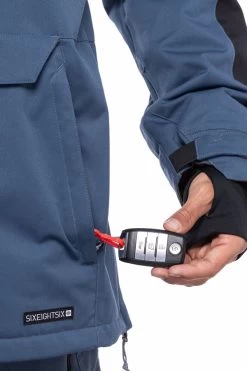 Veste Snow 686 Renewal Insulated Orion Blue Colorblock -Magasin De Snowboard Professionnel Renewal Insulated Anorak Orion Blue Colorblock 686 6 1