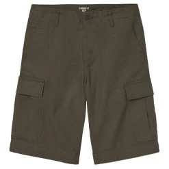 Short Homme Carhartt WIP Regular Cargo Short Ripstop / Cypress Rinsed