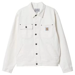 Veste Carhartt WIP Saledo White Rinsed