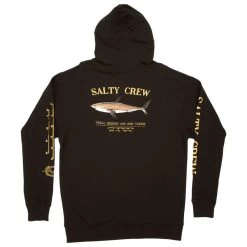 Sweat Salty Crew Bruce Black -Magasin De Snowboard Professionnel Salty Crew Bruce Hood Fleece Black 1 1
