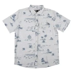 Chemise Salty Crew Seafarer Gray