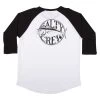 T-Shirt Salty Crew Tuna Time Baseball White / Black -Magasin De Snowboard Professionnel Salty Crew Tuna Time Baseball Ls Tee White Black 3