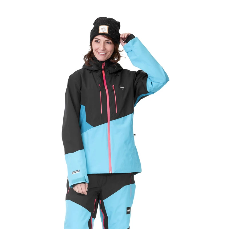 Veste Snow Femme Picture Seen Women Jacket Light Blue 3 Veste Snow Femme Picture Seen Women Jacket Light Blue