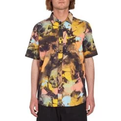 Chemise Volcom Skully Print Dawn Yellow