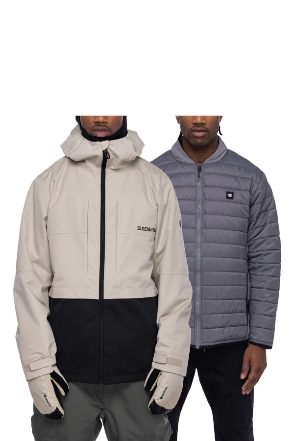 Veste Snow 686 Smarty Form Putty Colorblock 5 Veste Snow 686 Smarty Form Putty Colorblock – Image 3