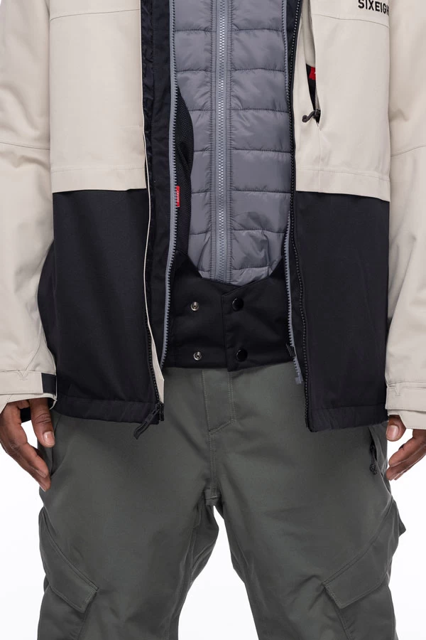 Veste Snow 686 Smarty Form Putty Colorblock 6 Veste Snow 686 Smarty Form Putty Colorblock – Image 4