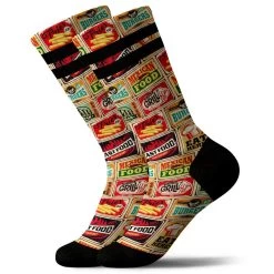 Chaussettes Pullin Socks Long Fast Food