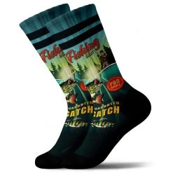 Chaussettes Pullin Socks Long Gone Fishing