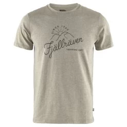 T-Shirt Homme Fjällräven Sunrise Tee Light Olive Melange