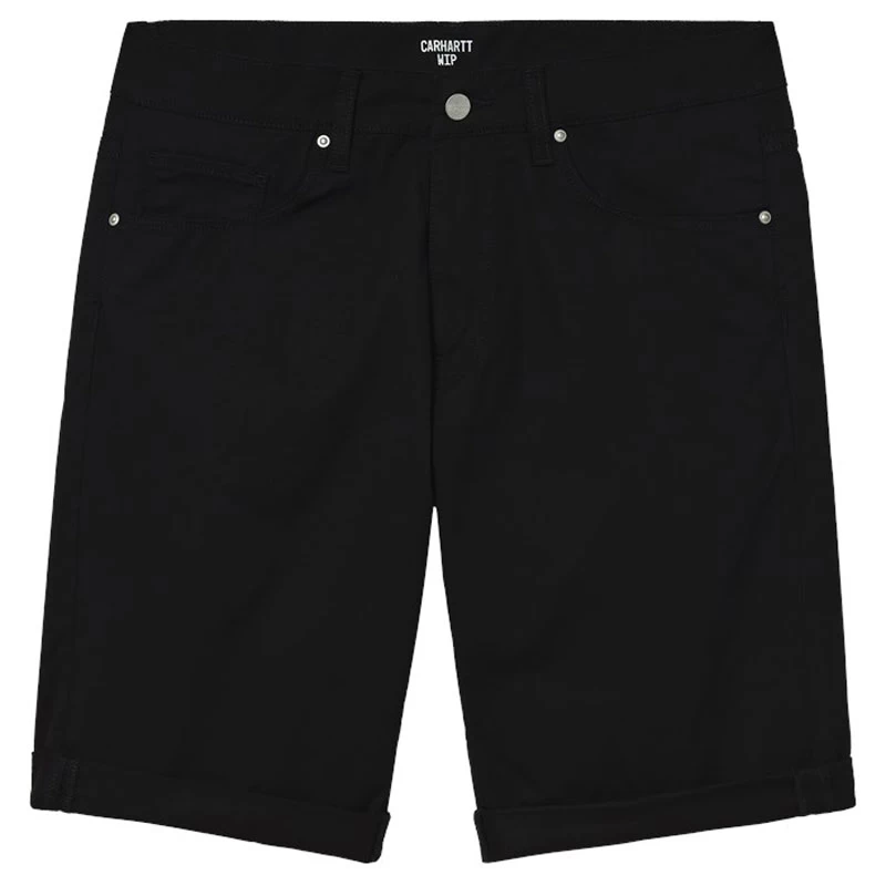 Short Carhartt WIP Swell Black Rinsed 3 Short Carhartt WIP Swell Black Rinsed