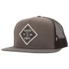 Casquette Salty Crew Tippet Trucker Charcoal Black
