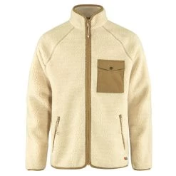 Sweat Fjällräven Vardag Pile Fleece Chalk White