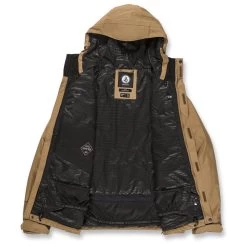 Veste Snow Volcom Dua Insulated Gore-Tex Caramel -Magasin De Snowboard Professionnel Volcom Dua Insulated Gore Tex Caramel G0452303 2