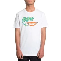T-Shirt Homme Volcom Smiral Ltw Ss Tee White