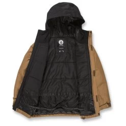 Veste Snow Volcom Stone 91 Insulated Caramel -Magasin De Snowboard Professionnel Volcom Stone 91 Insulated Caramel I0452302 2