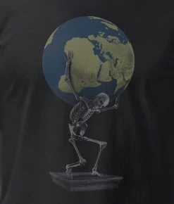 T-shirt Dirty Velvet Weight Of The World Black -Magasin De Snowboard Professionnel Weight Of The World Black Dirty Velvet 1 1