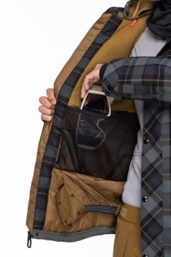 Veste Snow 686 Woodland Insulated Goblin Green Plaid -Magasin De Snowboard Professionnel Woodland Insulated Jacket Goblin Green Plaid 686 4 1