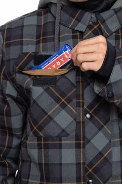 Veste Snow 686 Woodland Insulated Goblin Green Plaid -Magasin De Snowboard Professionnel Woodland Insulated Jacket Goblin Green Plaid 686 7 1