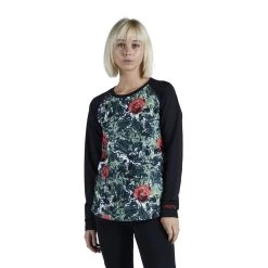 Fleece Femme Nikita Magnetic Ls Tee Camo Pop