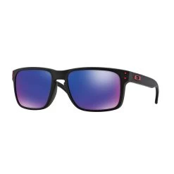 Lunettes De Soleil Oakley Holbrook Matte Black Red Iridium