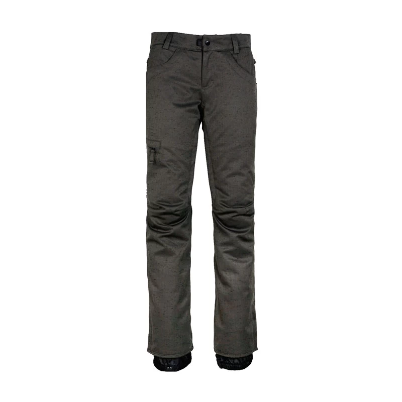 Pantalon De Snow Femme 686 Patron Insulated Charcoal Slub 3 Pantalon De Snow Femme 686 Patron Insulated Charcoal Slub