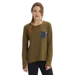 Sous-Vêtement Femme Burton W Tech Tee Hickory / Bandana